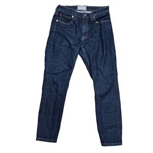 Everlane High Rise Ankle Dark‎ Wash Jeans 28 Blue